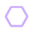 Hexagon1 30mm.stl Hexagon clay cutter | Digital STL file | sharp cutter | 7 sizes | polymer clay cutter | Hexagon 1