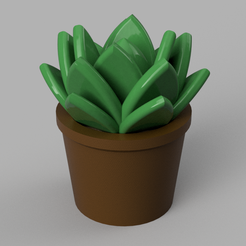 plant_v1.png STL-Datei Houseplant kostenlos・3D-druckbares Design zum herunterladen