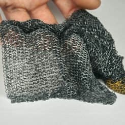 DSC04430.jpg STL file Mini Mail Beta smallest 3d printed chain mail!・3D printing model to download