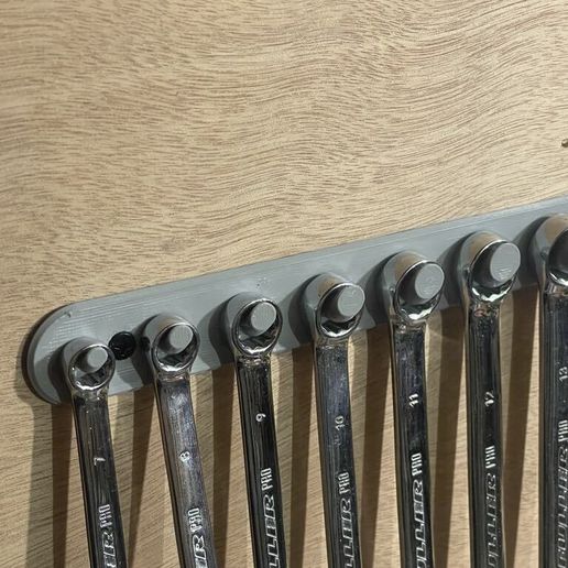 🔧 12 spanner rack・ STL File for 3D printing・Cults