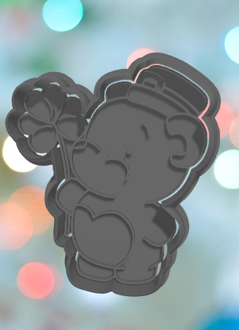 Irish Bear Cookie Cutter