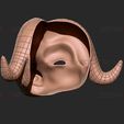 z4.jpg Squid Game Mask - Vip Buffalo Mask Cosplay 3D print model