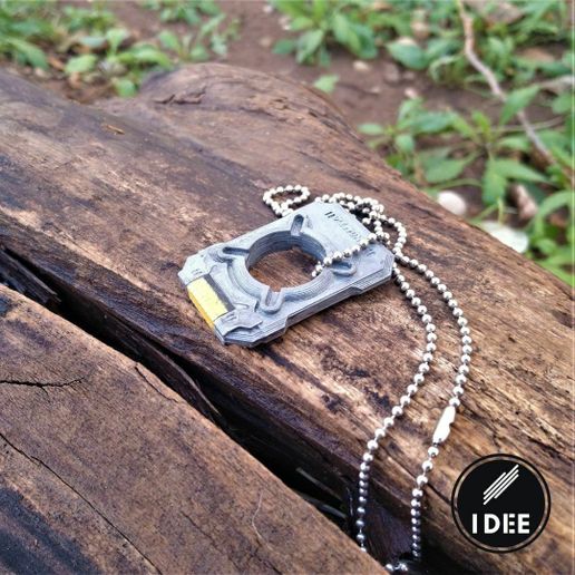 Cortana Chip from Halo Infinite 3D model