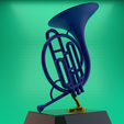 HORN3.png Archivo STL Cuerno Francés Azul de HOW I MET YOUR MOTHER (CÓMO CONOCÍ A TU MADRE)・Objeto de impresión 3D para descargar