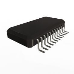 Microchip-1.jpg 3D file Microchip・Template to download and 3D print