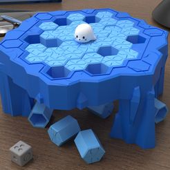 DontBreakTheIce.20.jpg Don't Break The Ice Game - Ice Game Seals  (BOARDGAME)