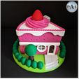 004B.jpg ILLUMINATED FAIRY HOUSES - THE CAKE SLICE!