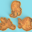 La-sirenita-render.png little mermaid cookie cutters / little mermaid cookie cutters