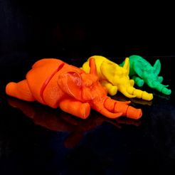 20220123_113022.jpg Fichier STL Eléphant articulé sans support Impression en place・Plan pour impression 3D à télécharger