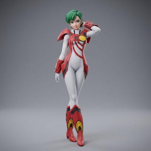 Milia 639 / Macross DYRL Pixie haircut (Free download) 3D model