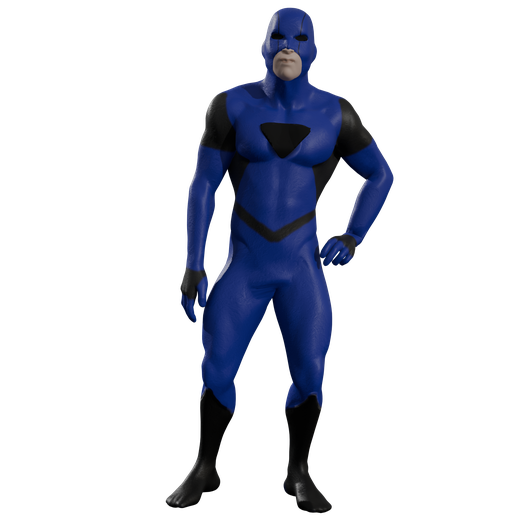 🦸 Superhero 3D Model With Rig・ 3D File for 3D printing・Cults