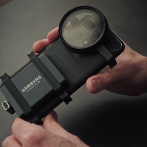 Motorola Edge 50 Pro SSD and ND filter holders