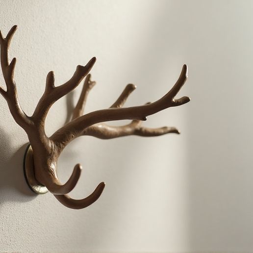 Bushes Style Wall Hook Decorative Wall Mounted Organizer