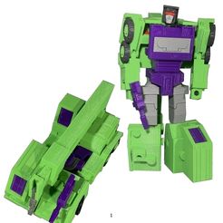 page.jpg Free 3D file G1 Constructicons Hook・3D printable object to download