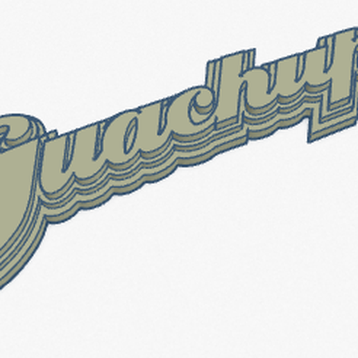 Guachupé keychain 3D model