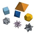 Polyhedrons.JPG Platonics Solids, and more...