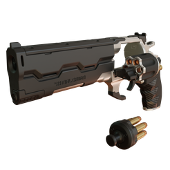 5.png STL-Datei Cyberpunk 2077 - Malorianische Ouvertüre Revolver・Design für den 3D-Druck zum Herunterladen, Wikus3D
