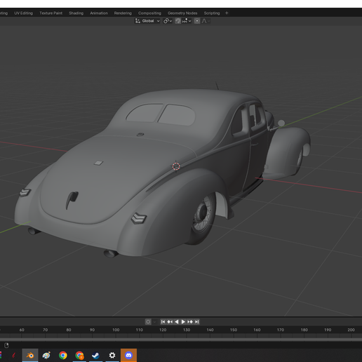🚙 ford 1940 coupe・ OBJ File for 3D printing・Cults