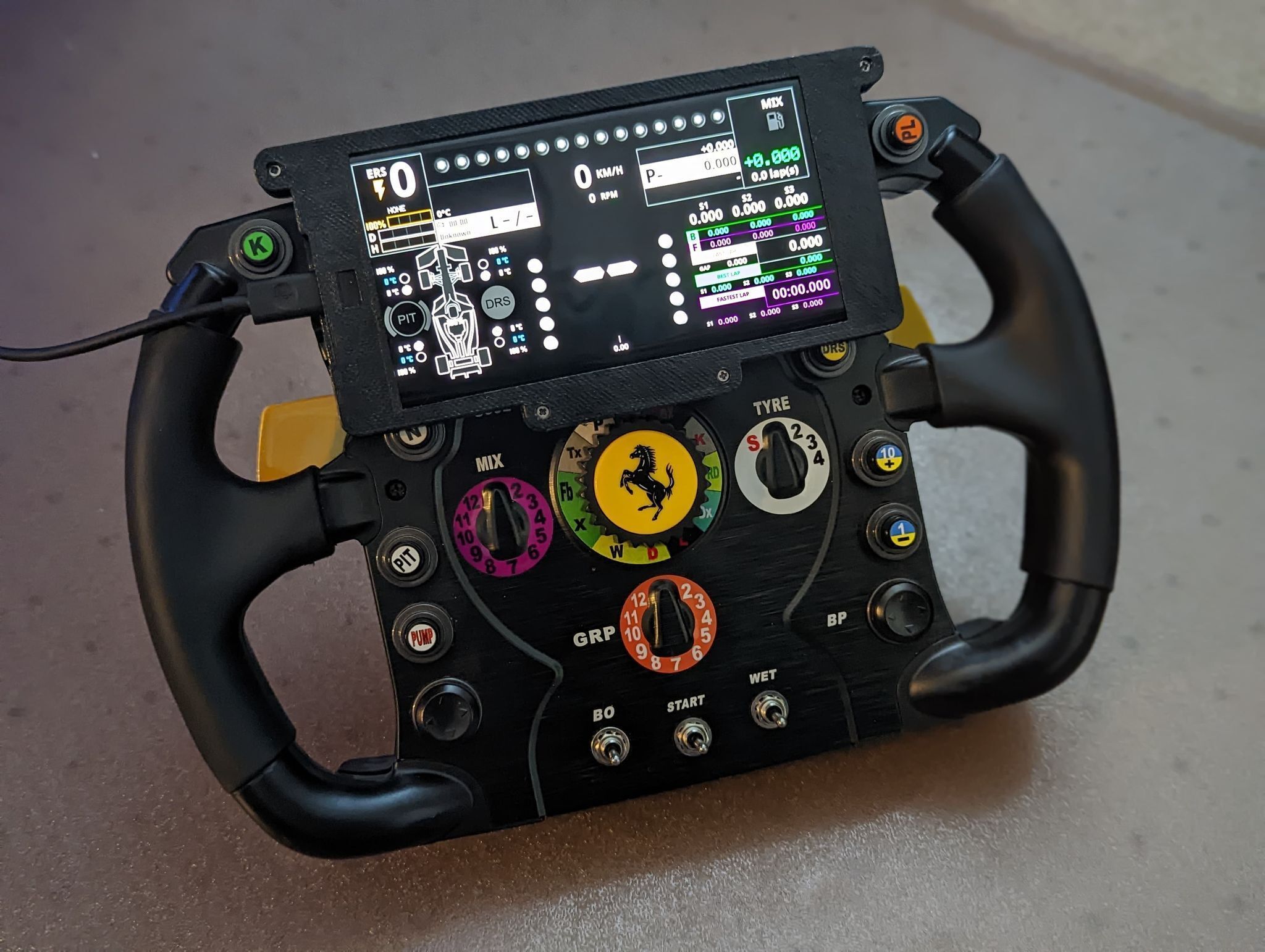 Thrustmaster F1 Wheel Archivo STL Thrustmaster F1 Wheel - S7 Edge Phone Mod・Diseño de ...