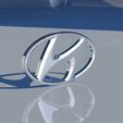 4.jpg Hyundai Badge 3D Print