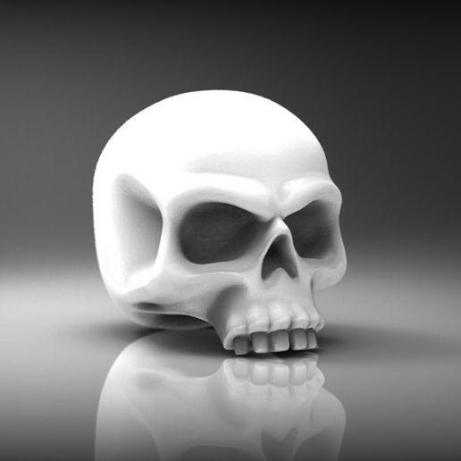 Heroic scale skull 28mm 3D model