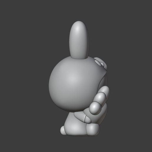 👋 Hello kitty rabbit figure・ STL File for 3D printing・Cults
