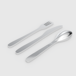 cutlery.png STL file cutlery barbie dollhouse・3D printer design to download