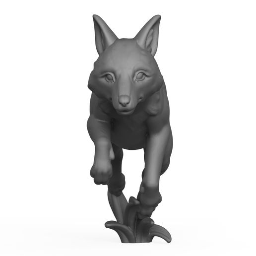 🦊 Jumping Fox 3D Print Model・ STL File for 3D printing・Cults