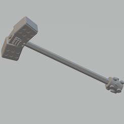 complete.png Free 3D file FHW: Atomic Hammer・3D printing design to download