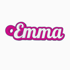 Emma1.png EMMA KEYCHAIN (NON-MULTIMATERIALL)
