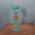 squidward-printed.png Squidward Tentacles – Multicolor 3D Figure (No Paint - Easy Assembly)