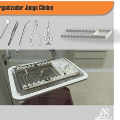 principal.jpg Archivo STL Organizador Juego Clínico / Dentista・Idea de impresión 3D para descargar, luiggi_designs
