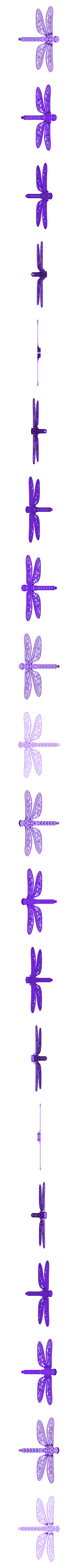 FloppyDragonfly_v1d_pattern_wings.stl フロッピー・トンボ