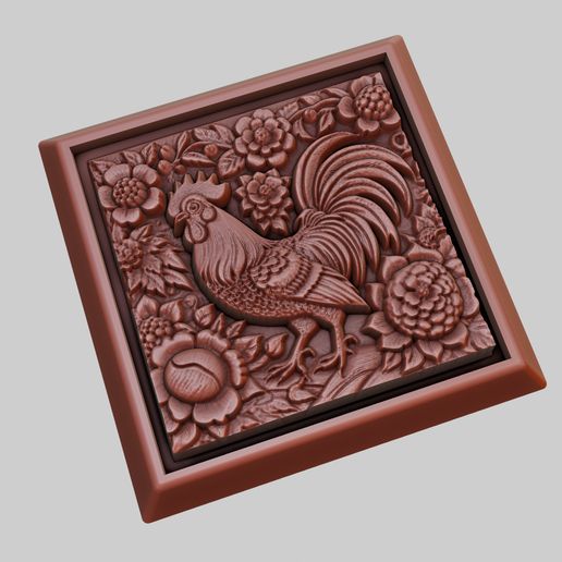 🐔 Chicken Animal 3D Model for CNC Router Laser & 3D Printer・ 3D File ...