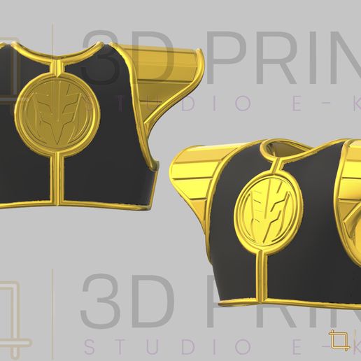 🛡️ Power Rangers White Ranger Shield MMPR・ 3D File for 3D printing・Cults