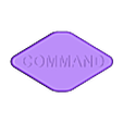Command Token Top - Text.stl Apocalypse Token Organizers