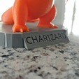 3D printing 3D model Pokemon STL file Charizard Statue_with_Stand3.png Archivo STL gratis Estatua de Charizard con soporte・Diseño de impresora 3D para descargar