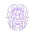 lion2.stl Free STL file Lion Wall Sculpture 2D・3D printer model to download