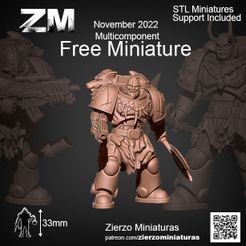 Free.jpg Free STL file Space Viking Warrior・3D printable model to download, zierzominiaturas