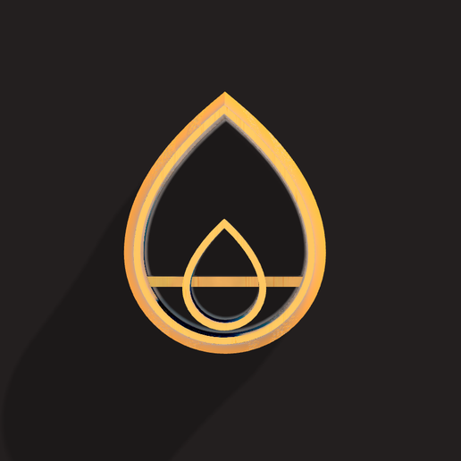 DROP POLYMER CLAY CUTTER 3D model