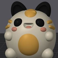 2c29346a-e094-4286-8721-dc11b820f237.jpg Fichier 3D gratuit Meowth Multi Color・Objet imprimable en 3D à télécharger
