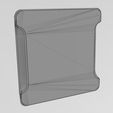 wf2.jpg Square 2 pockets serving tray relief 3D print model