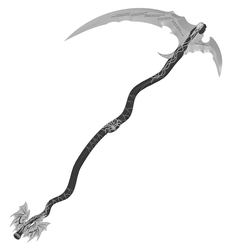 The-Harvester12.png Hexblade Scythe | Staff and Quarter Staff and Pommel Variants Options | By CC3D