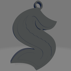 Seattle-Kraken.png STL file Seattle Kraken Keychain・3D print design to download
