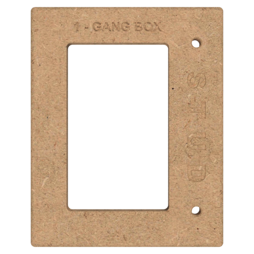 📦 1 Gang Electrical Box Cutout Template・Free 3D File for ・Cults