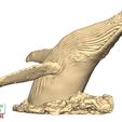 Humpback-Whale-Head-off-the-Water-4.jpg Humpback Whale Head off the Water 3D printable model
