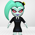 11.png Rebecca + Wednesday + Jinx ( Cyberpunk 2077 edgerunners, Addams Family, League of Legends: Arcane )  FUSION, MASHUP, COSPLAYERS, ACTION FIGURE, FAN ART, CROSSOVER, TOYS DESIGNER, Chibi