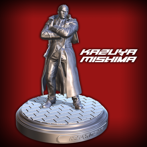 ブランド購入サイト 👤 3D for File 3D statue・ Mishima Kazuya - 8 Tekken 鉄道模型