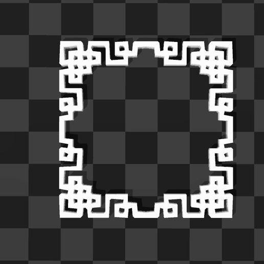 border - wall element 3D model