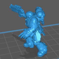 Screenshot (379).png Free STL file Bloody Marines Chadscale Lieutenant with Big Fist・3D printing idea to download, ebola0